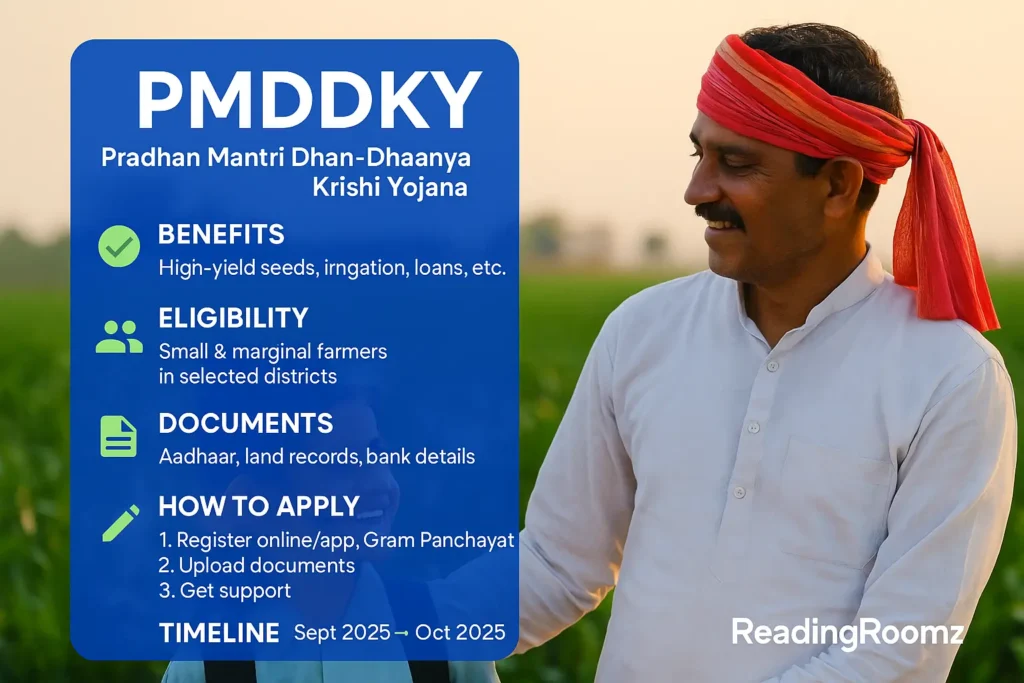 Pradhan Mantri Dhan Dhaanya Krishi Yojana