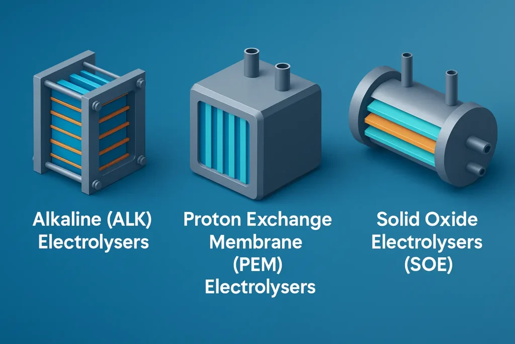 Types of Electrolysers