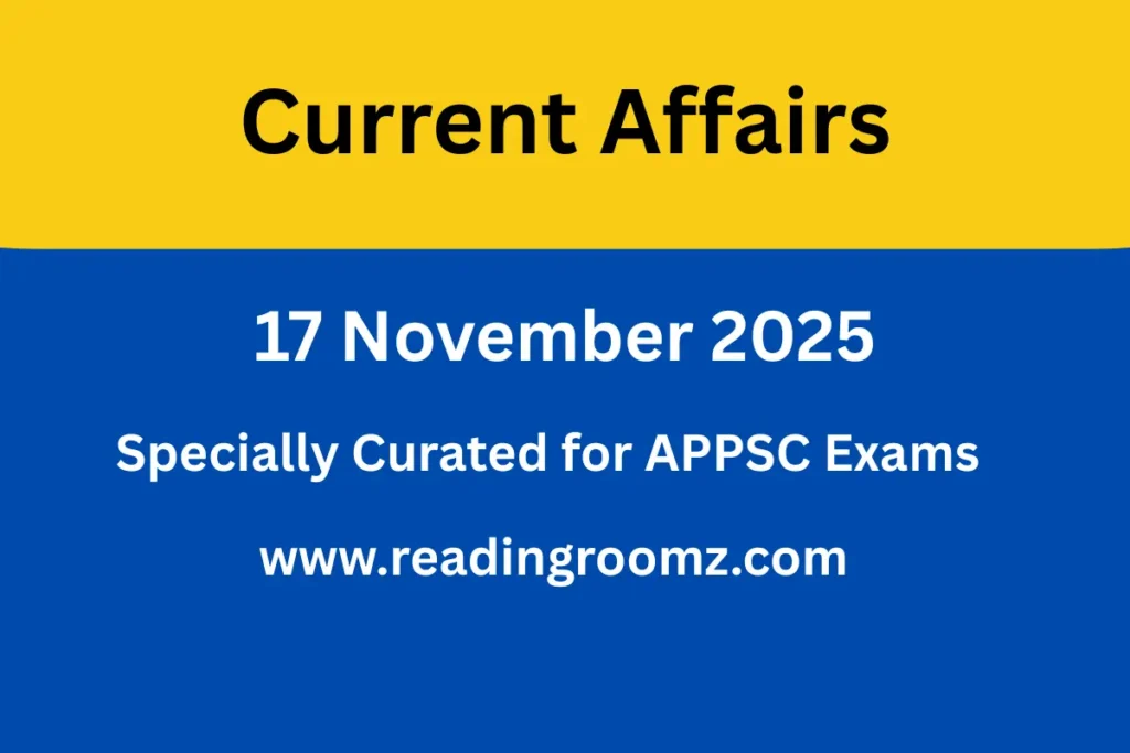 Current Affairs 17 November 2025