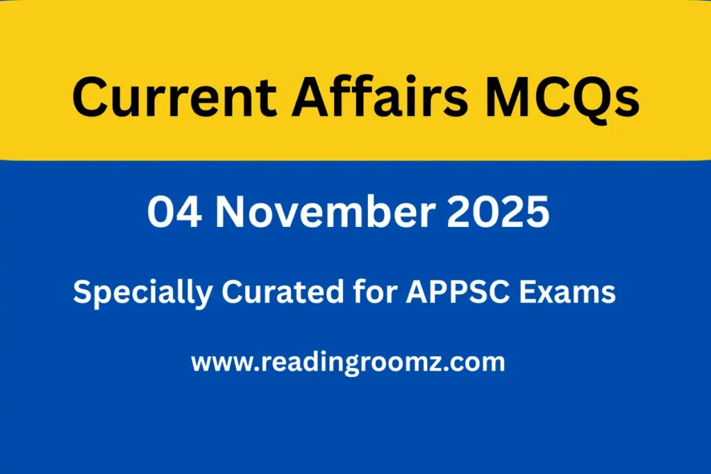 Current Affairs MCQs 04 November 2025