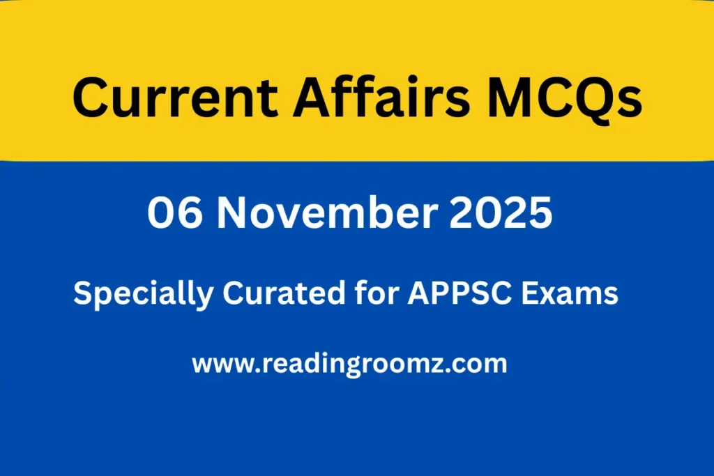Current Affairs MCQs 06 November 2025