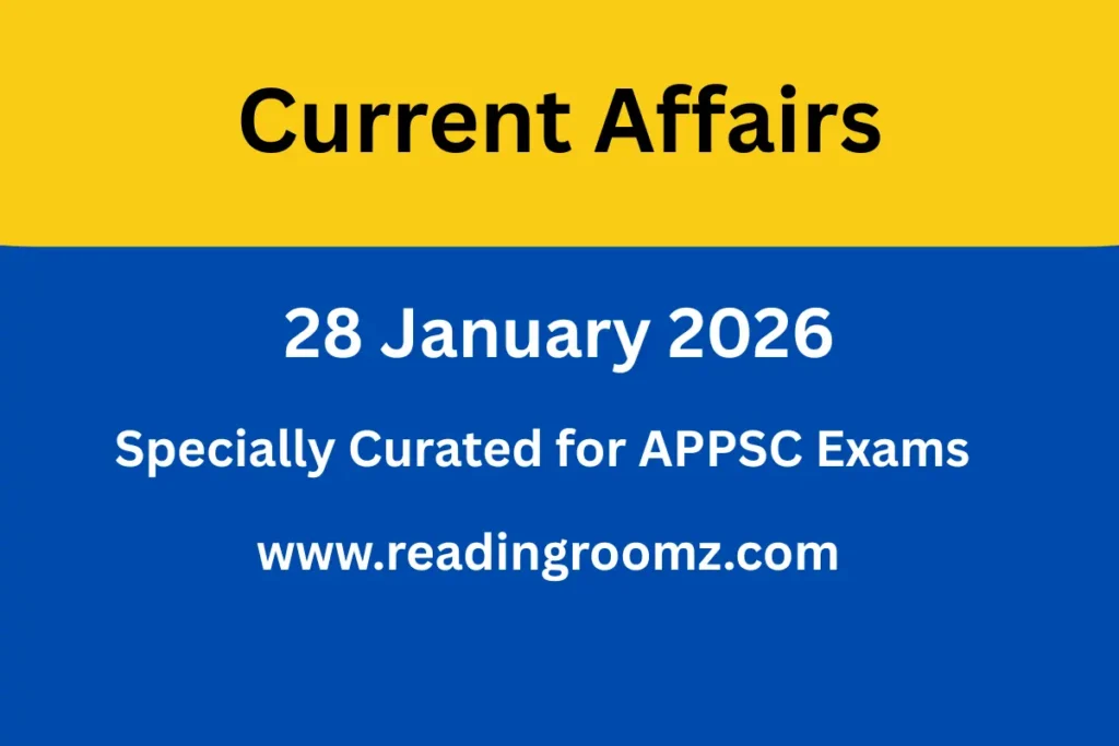 Current Affairs 28 January 2026