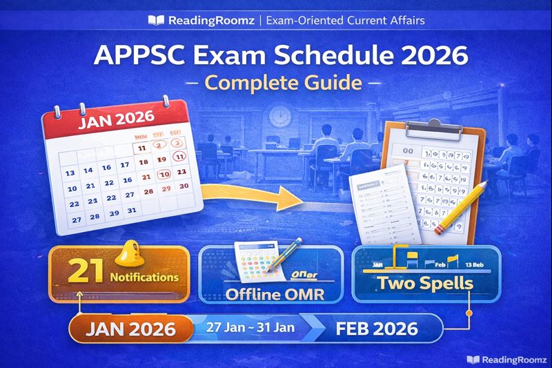 APPSC Exam Schedule 2026