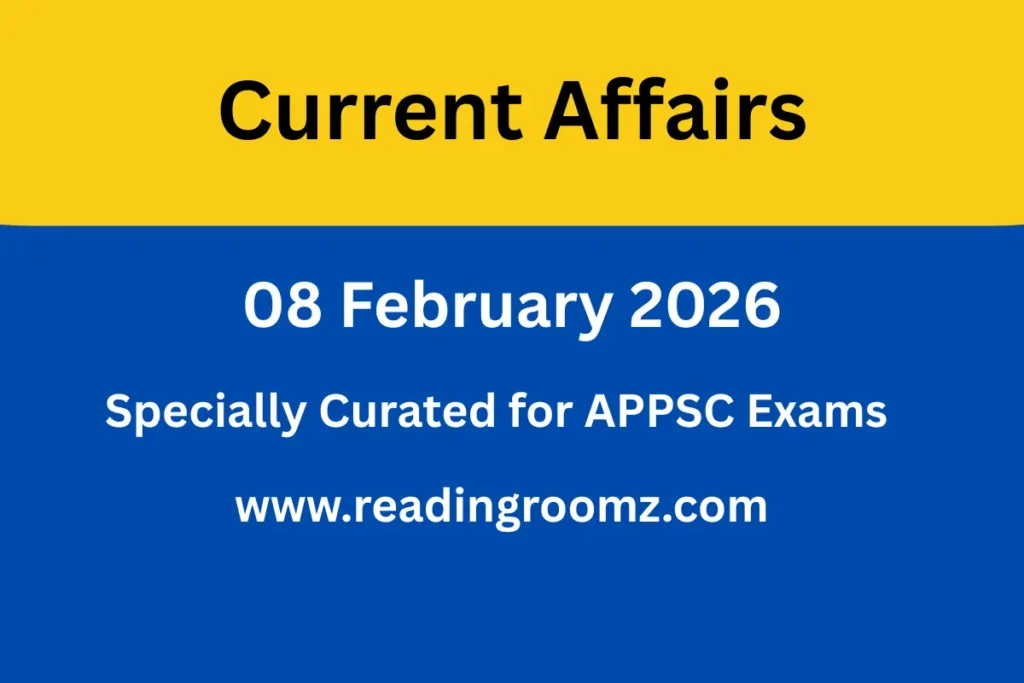 Current Affairs 08 February 2026