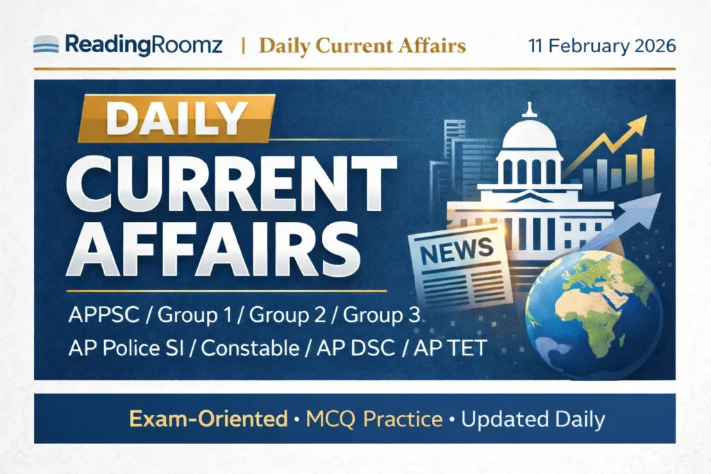 Current Affairs 11 February 2026