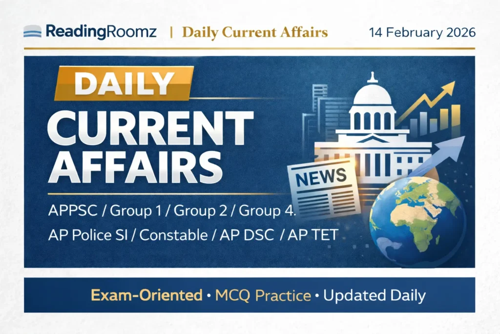 Current Affairs 14 February 2026
