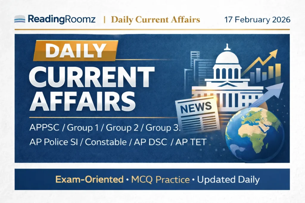 Current Affairs 17 February 2026