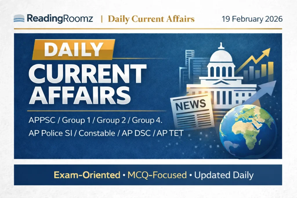 Current Affairs 19 February 2026