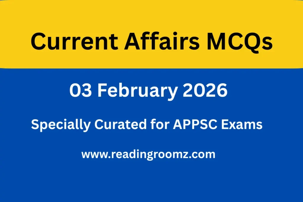 Current Affairs MCQs 03 February 2026