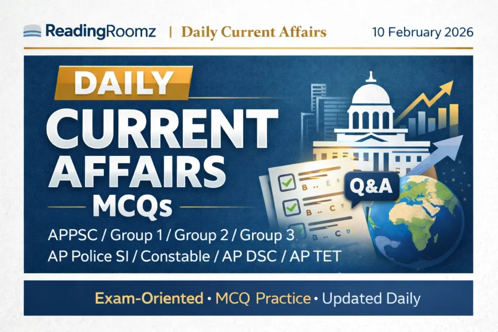 Current Affairs MCQs 10 February 2026