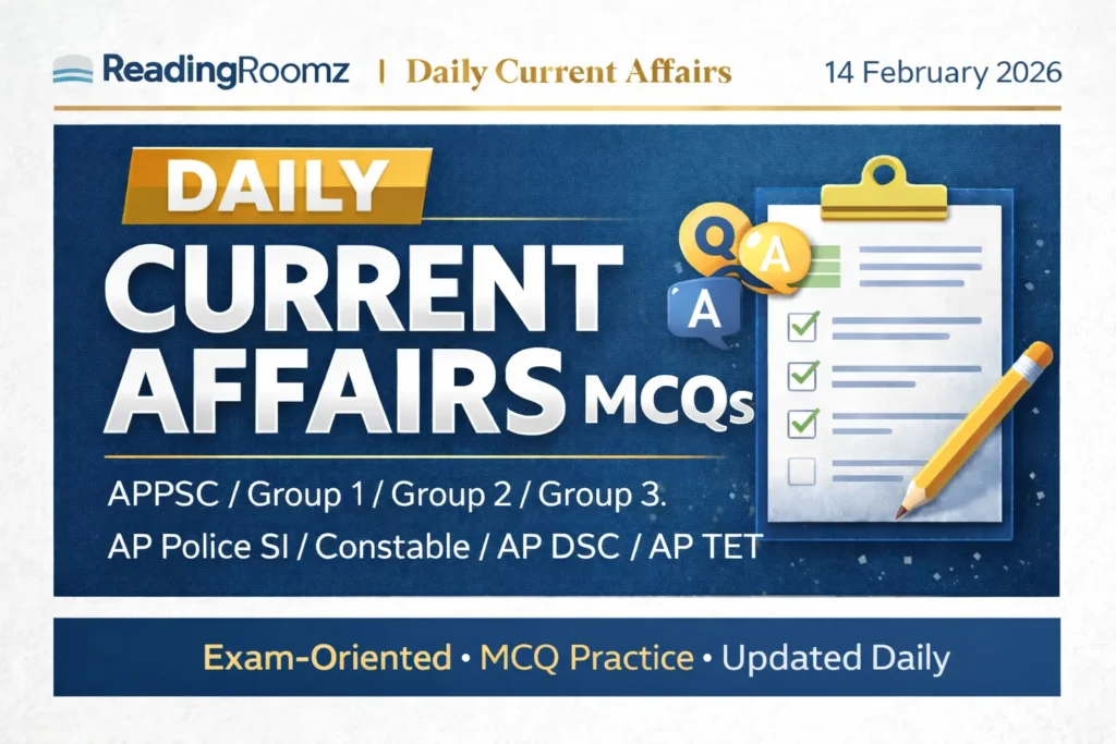 Current Affairs MCQs 14 February 2026