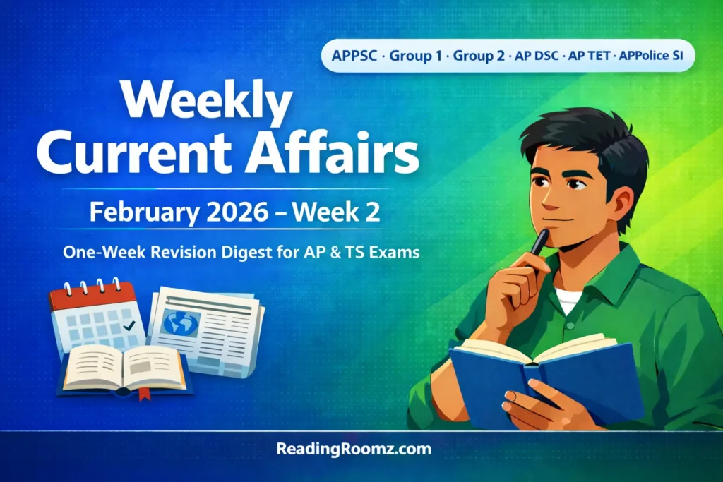 Weekly Current Affairs (February 2026 - Week 2)