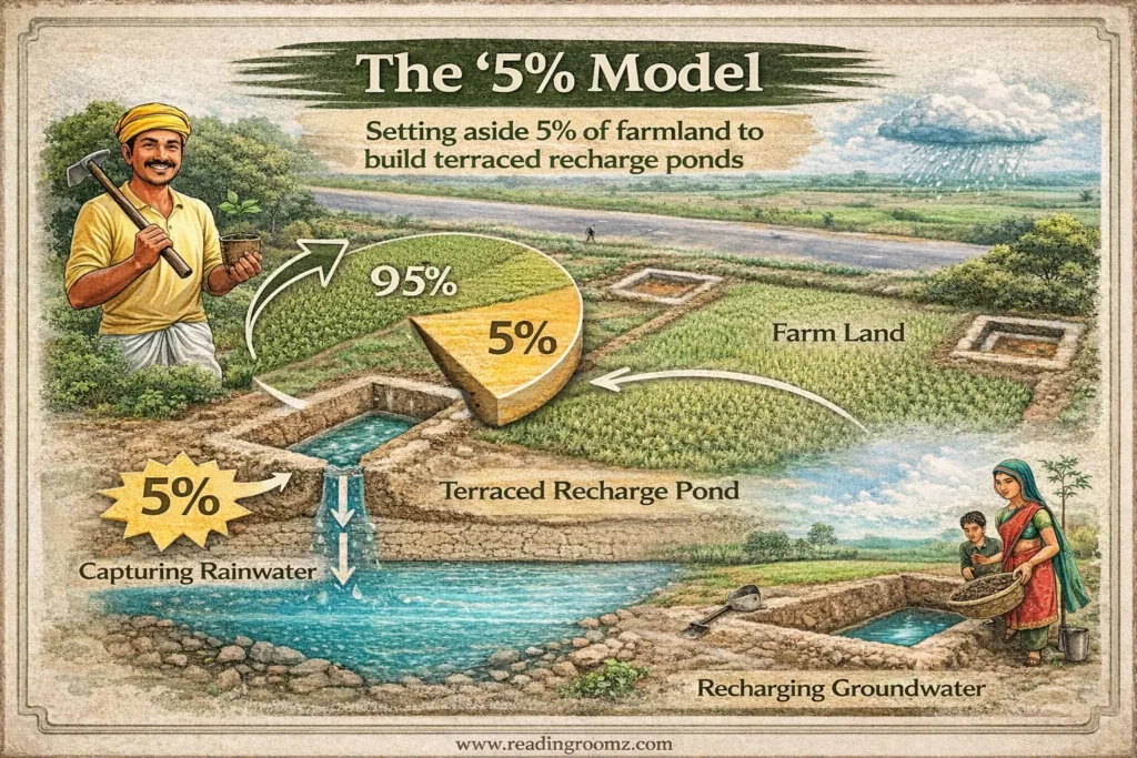 5% Model for Water Conservation in Korea District, Chhattisgarh