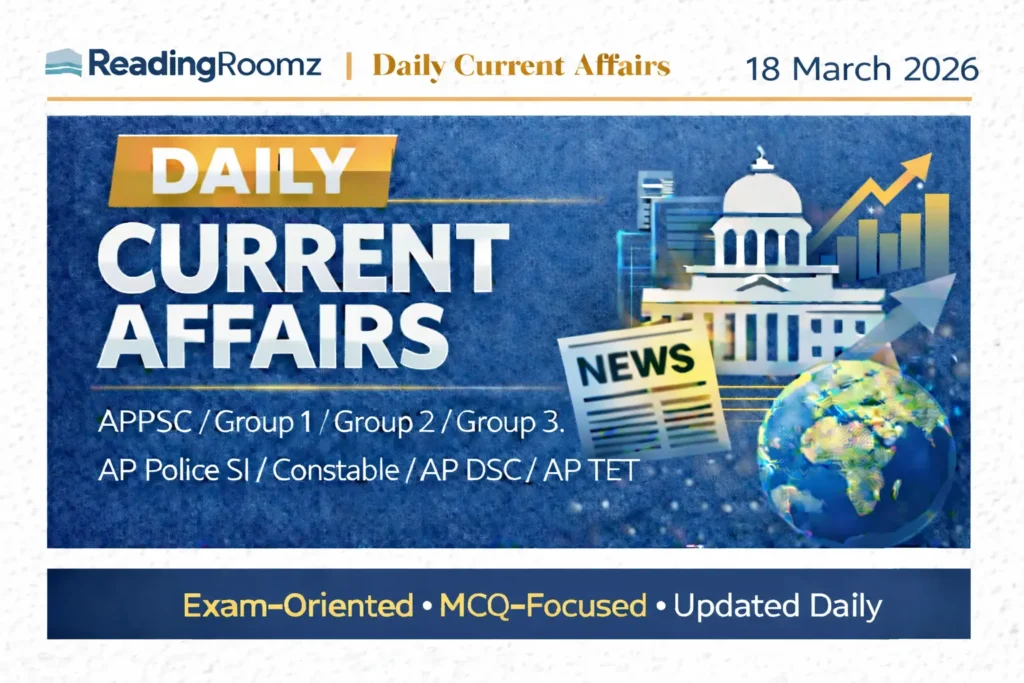 Current Affairs 18 March 2026