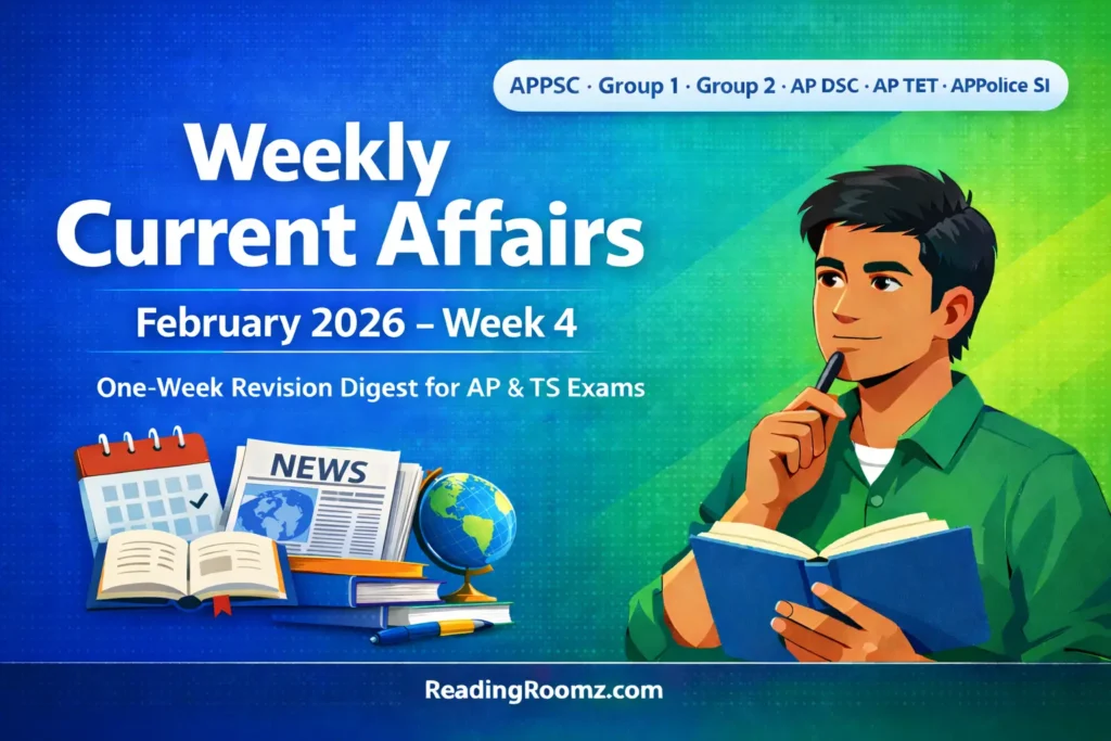 Weekly Current Affairs (February 2026 - Week 4)