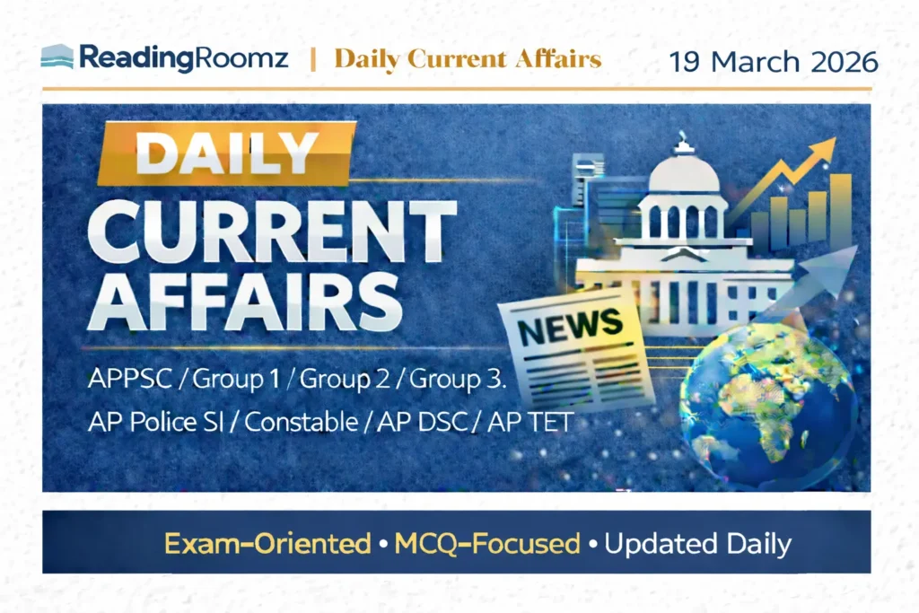 Current Affairs 19 March 2026