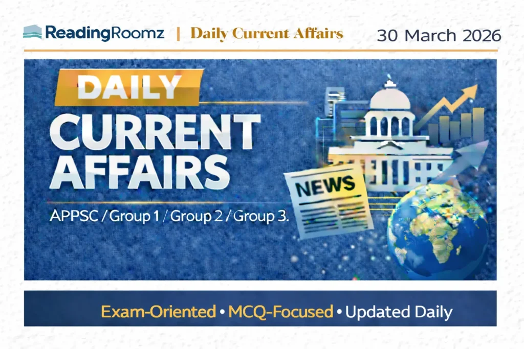 Current Affairs 30 March 2026