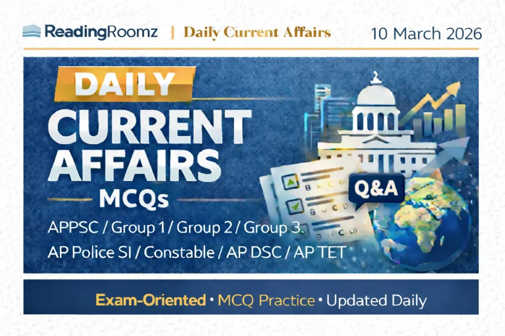 Current Affairs MCQs 10 March 2026