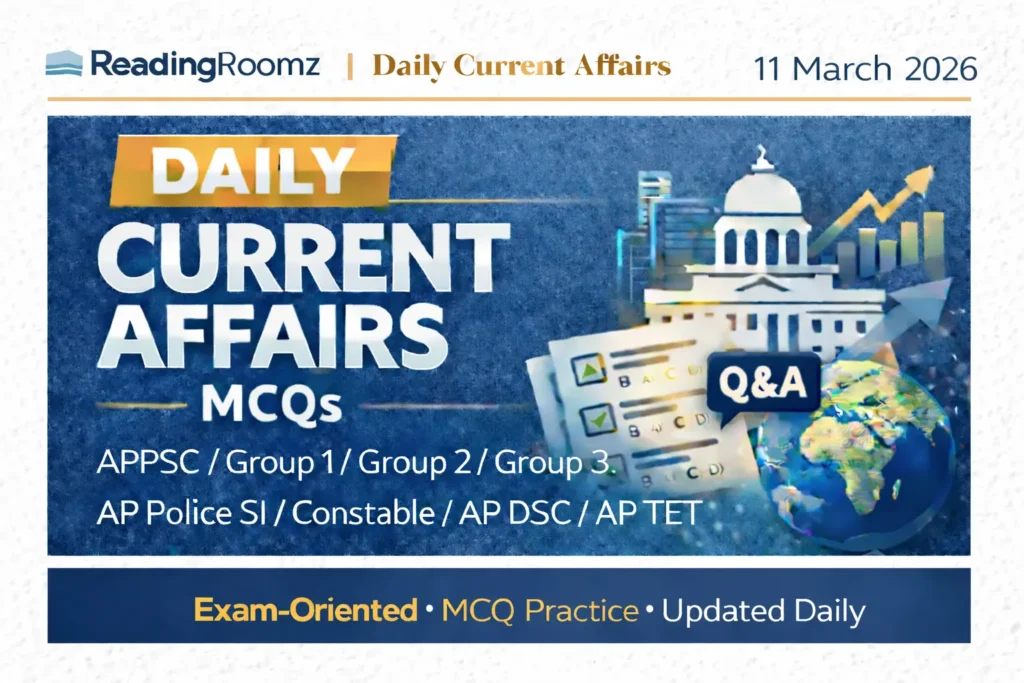 Current Affairs MCQs 11 March 2026