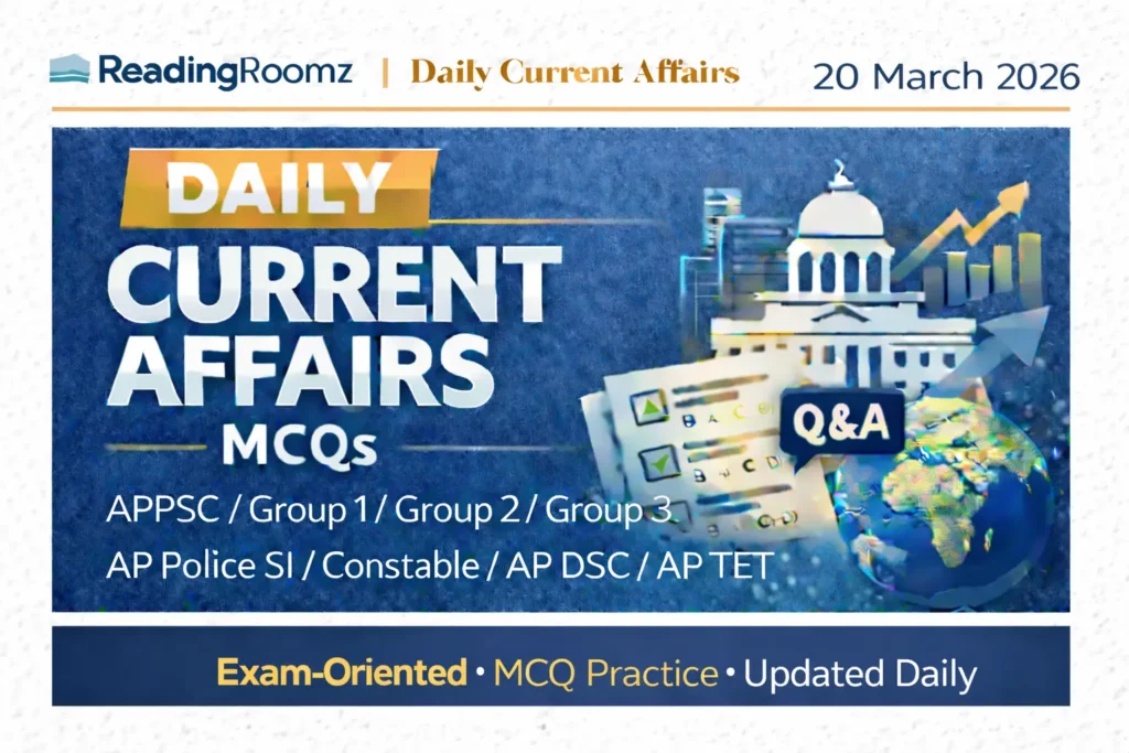 Current Affairs MCQs 20 March 2026