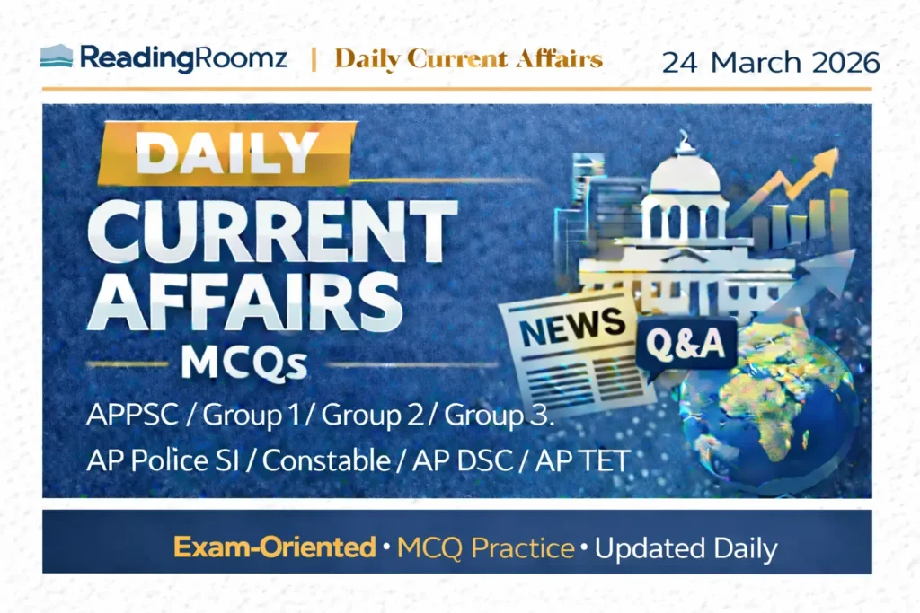 Current Affairs MCQs 24 March 2026
