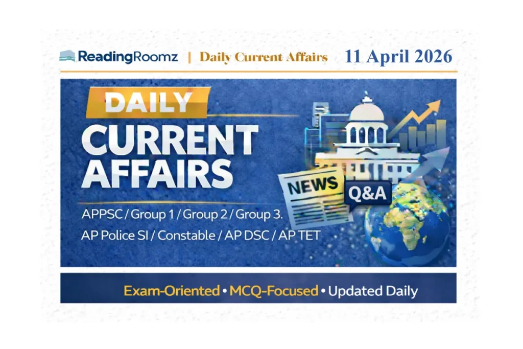 Current Affairs 11 April 2026