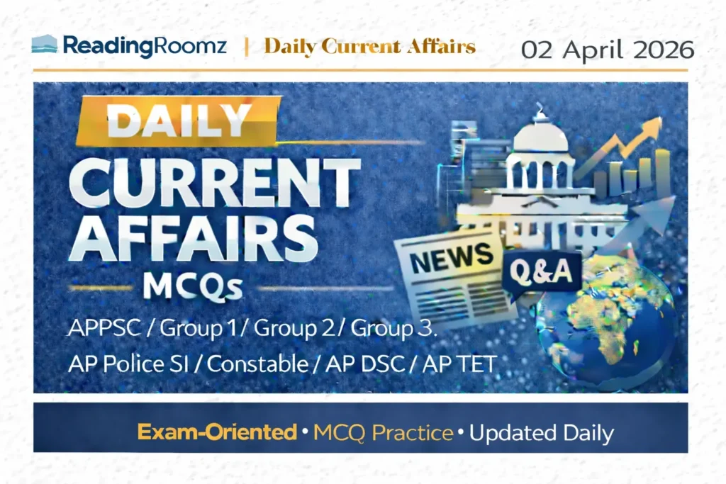 Current Affairs MCQs 02 April 2026