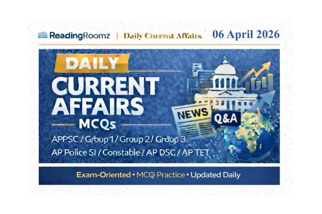 Current Affairs MCQs 06 April 2026
