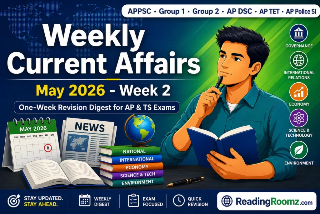 Weekly Current Affairs (May 2026 - Week 2)